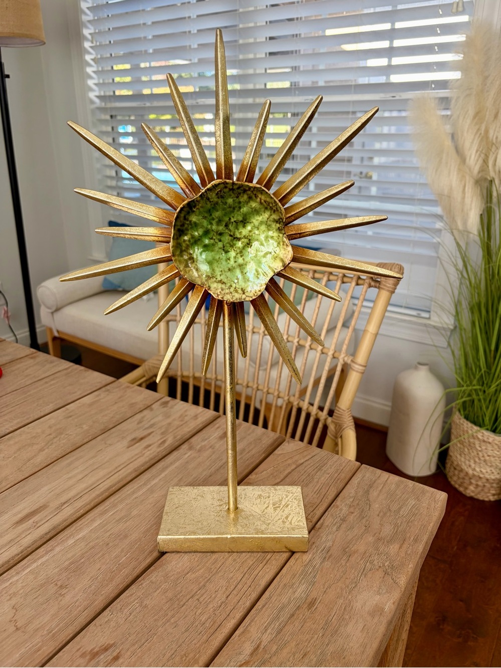Mcm Sunburst Radiant Sculpture